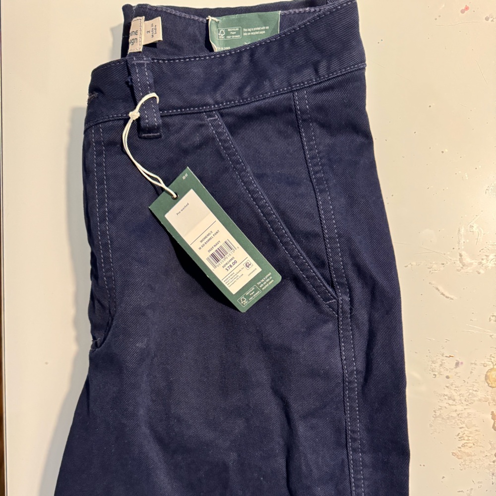 Alpine Design Women's High Rise Jeans - Navy Blue